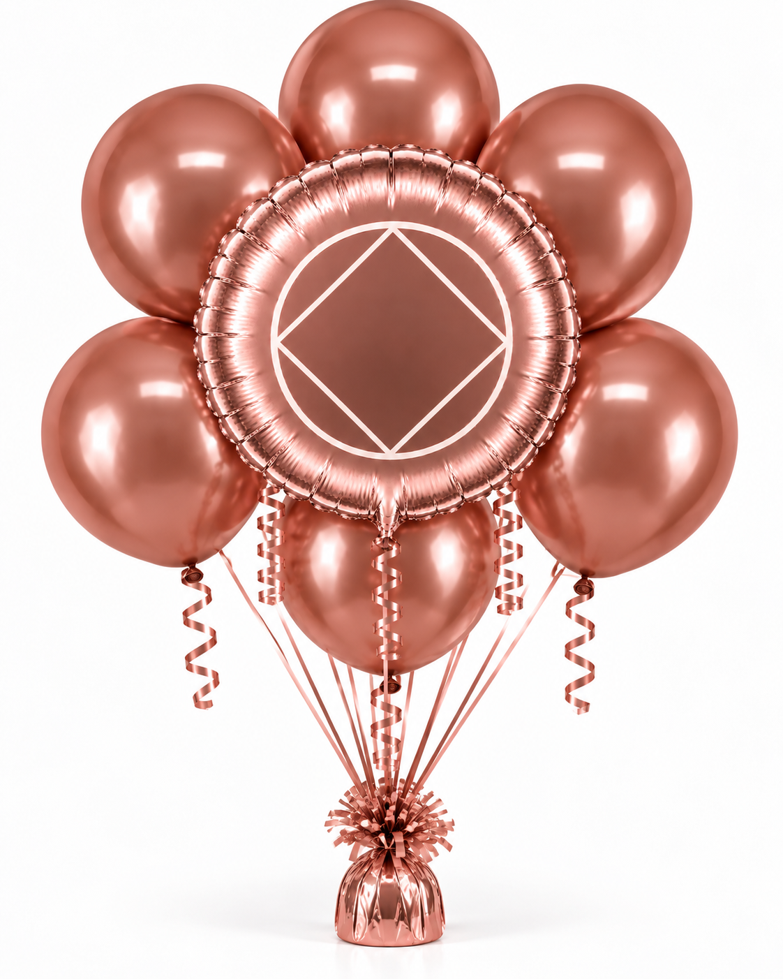 Solid Rose Gold Bouquet