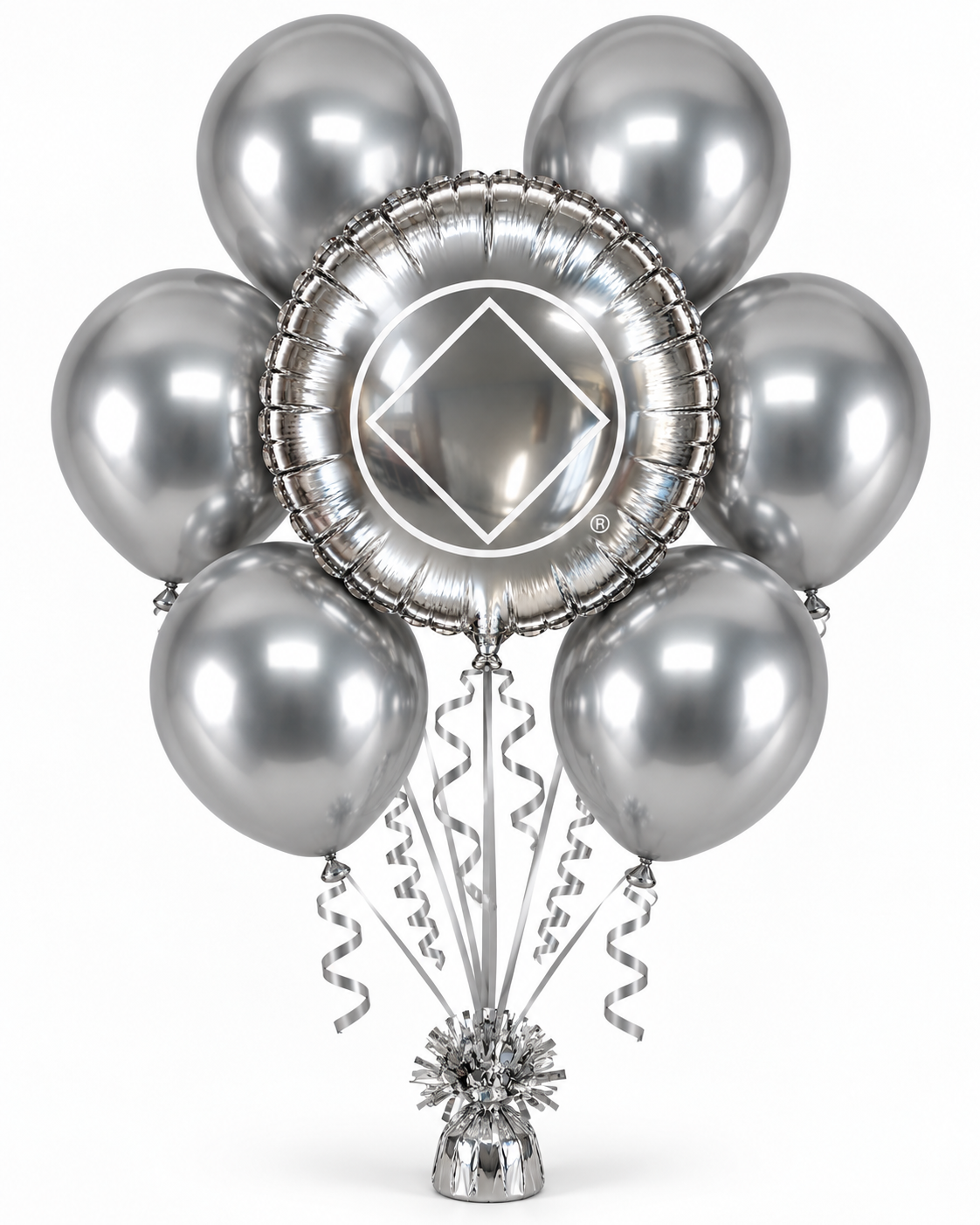Solid Silver Bouquet