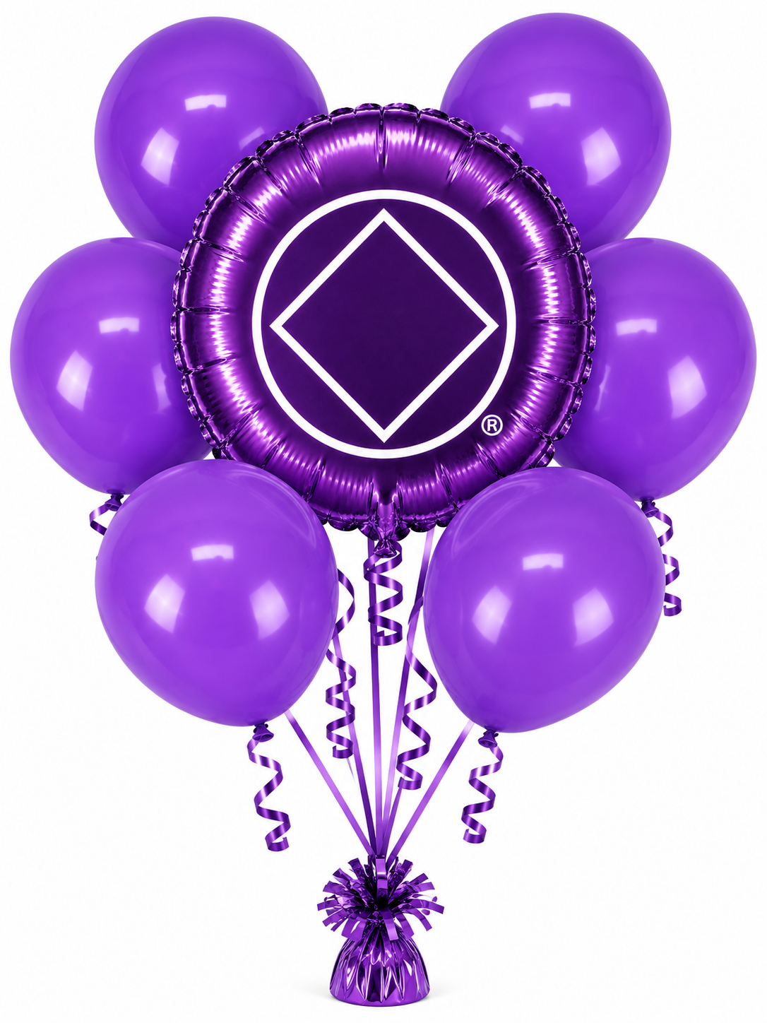 Solid Purple Bouquet