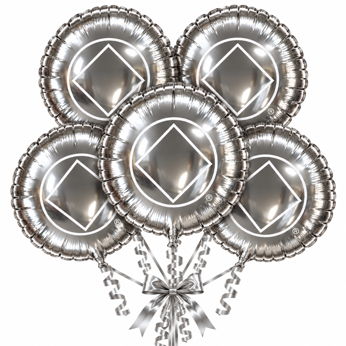 Bulk Silver Foil Bouquet