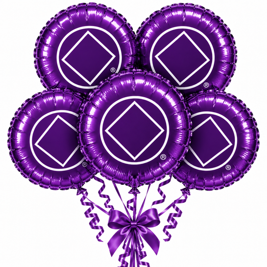 Bulk Purple Foil Bouquet