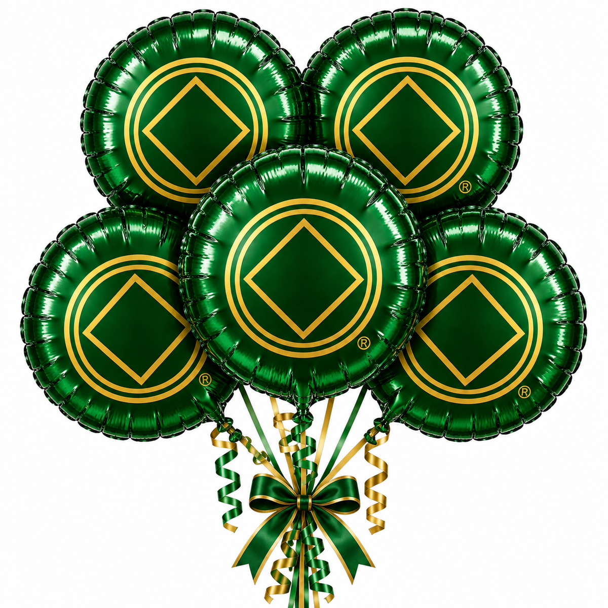 Bulk Green/Gold Foil Bouquet