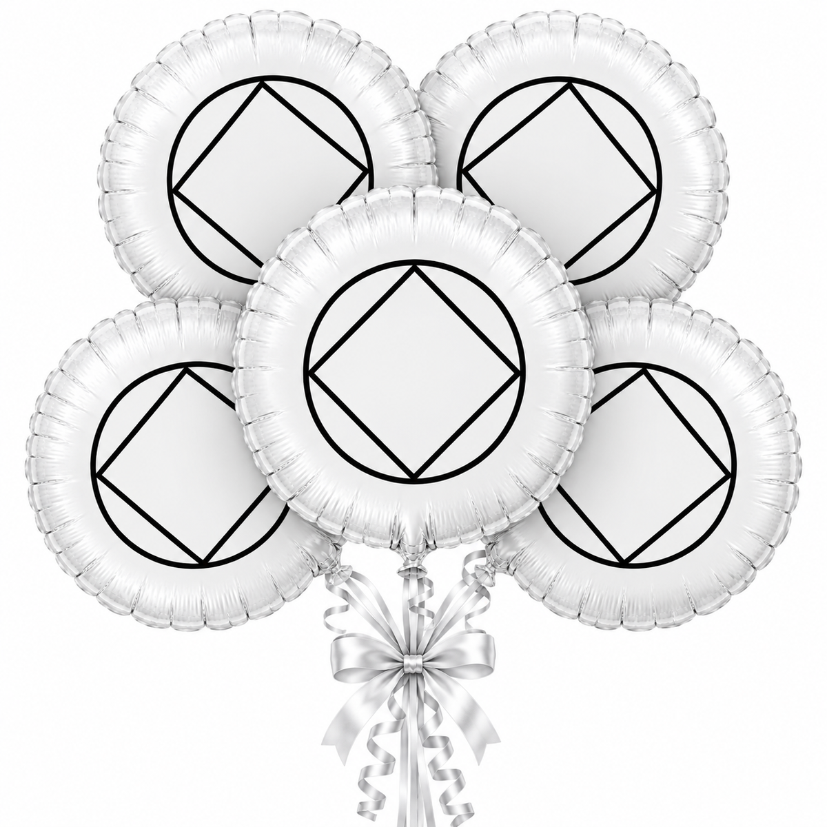 Bulk White Foil Bouquet