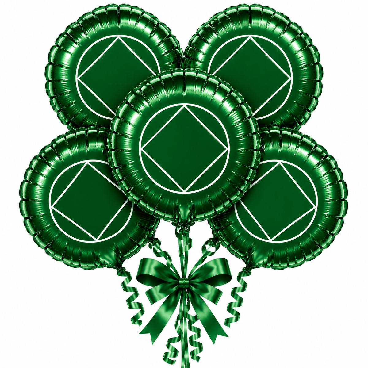Bulk Green Foil Bouquet