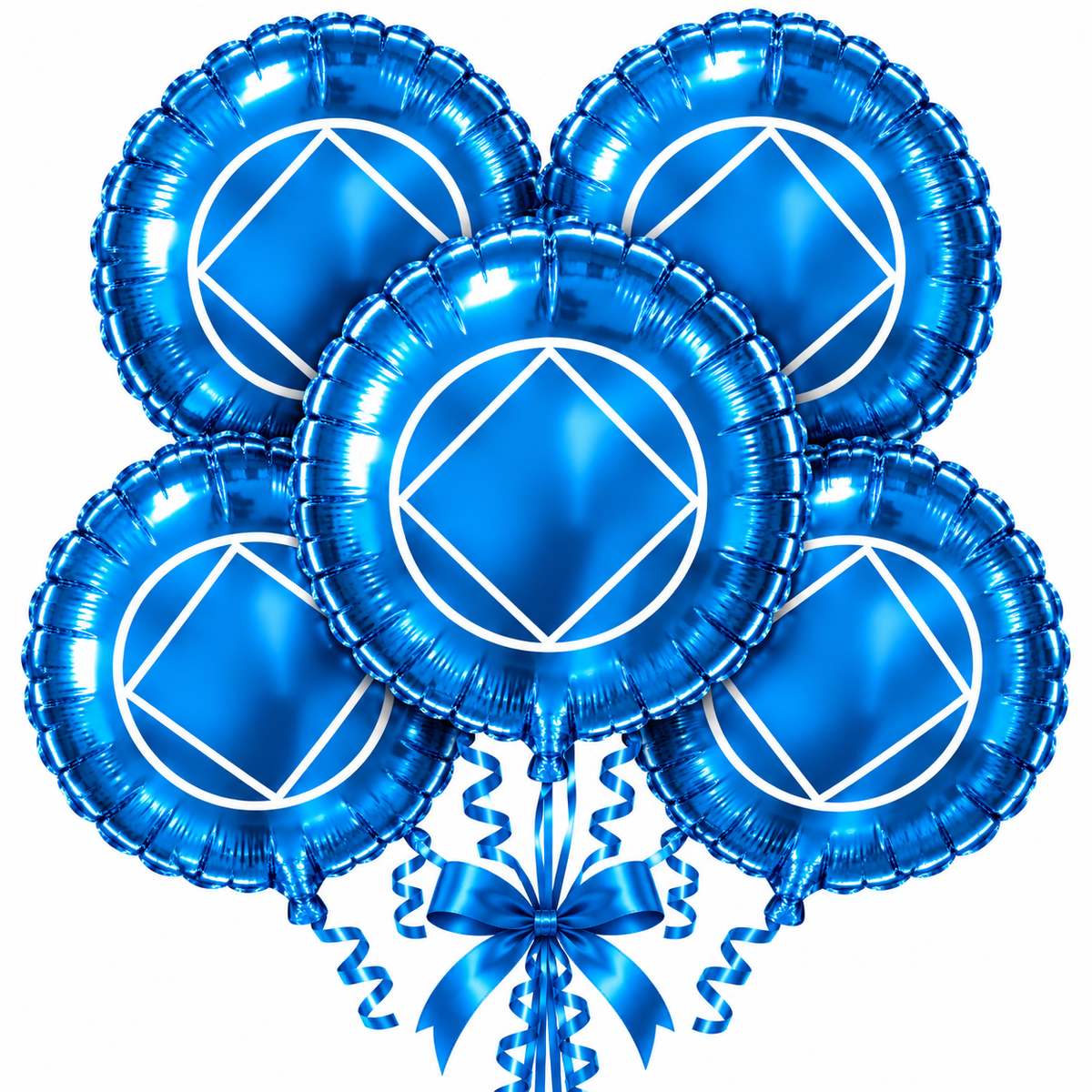 Bulk Blue Foil Bouquet