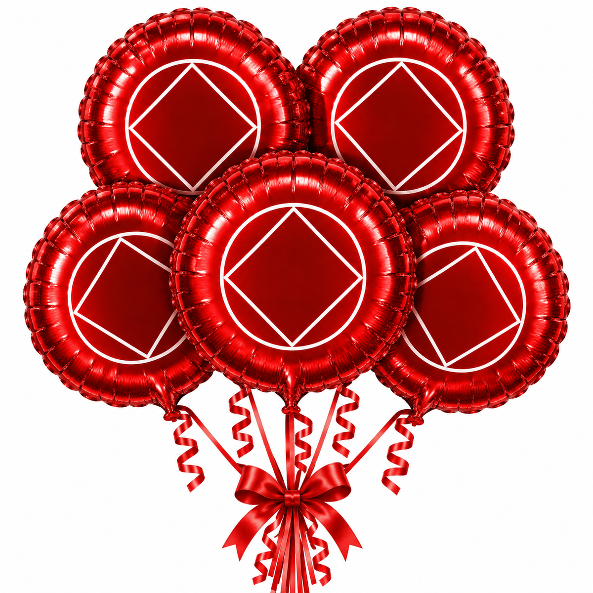 Bulk Red Foil Bouquet