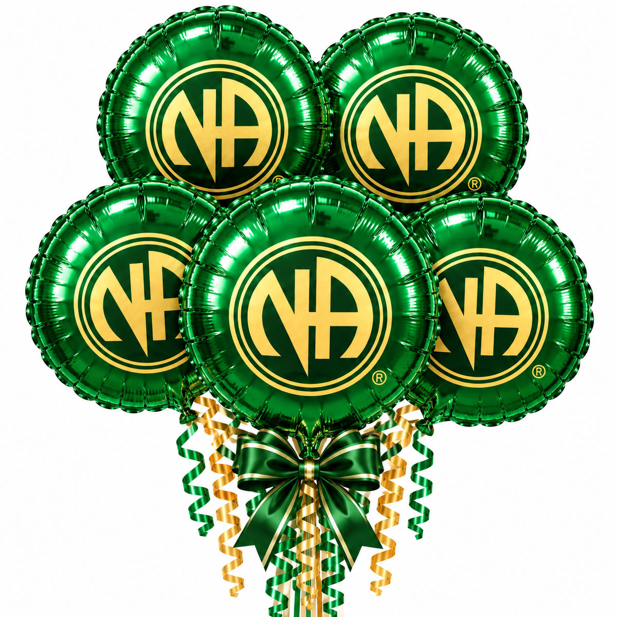 Bulk Green/Gold Foil Bouquet