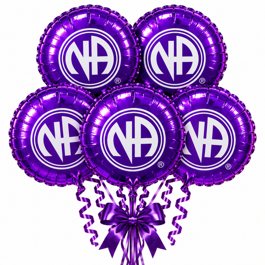Bulk Purple Foil Bouquet