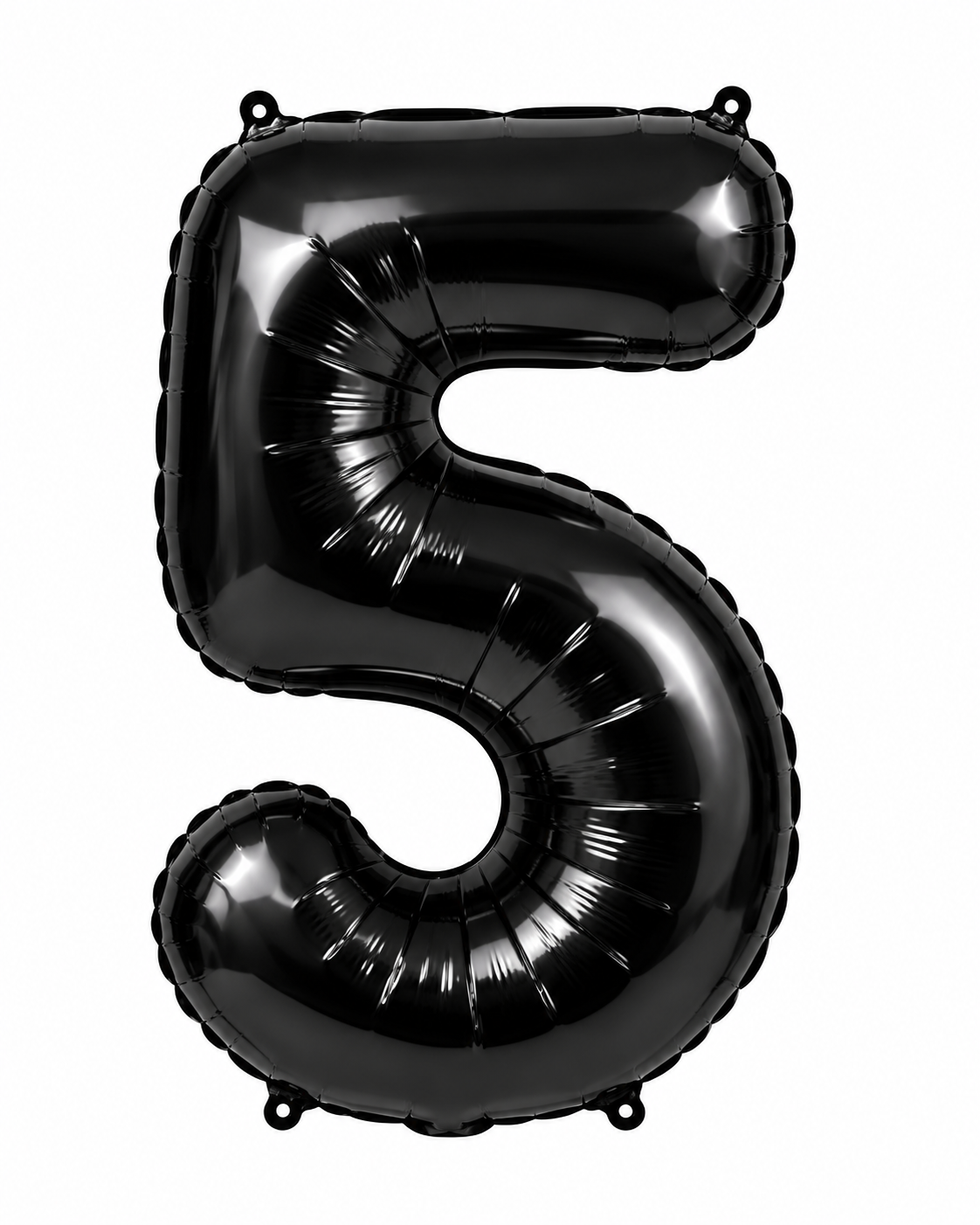 Black 32" Numbered Foil Balloons