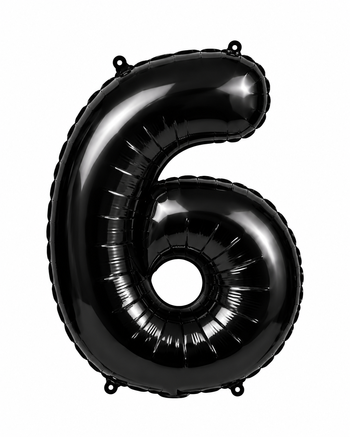 Black 32" Numbered Foil Balloons