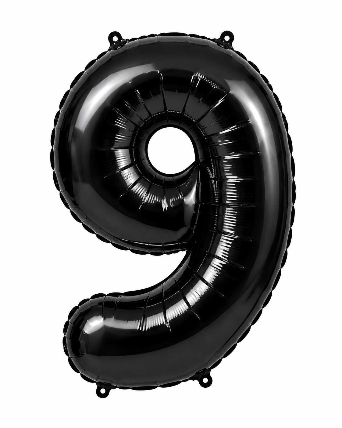 Black 32" Numbered Foil Balloons